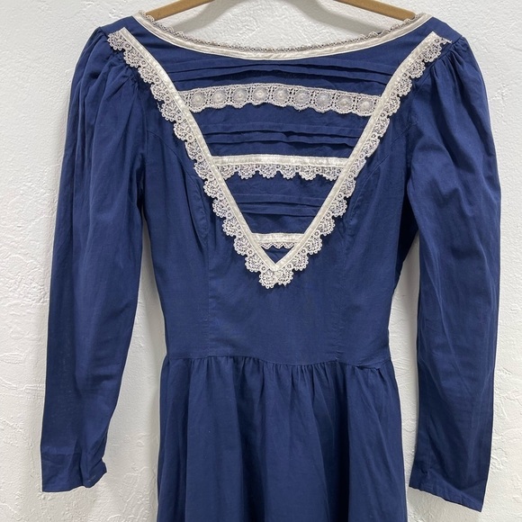 Gunne Sax Prairie Long Sleeve Dress - Picture 2 of 5